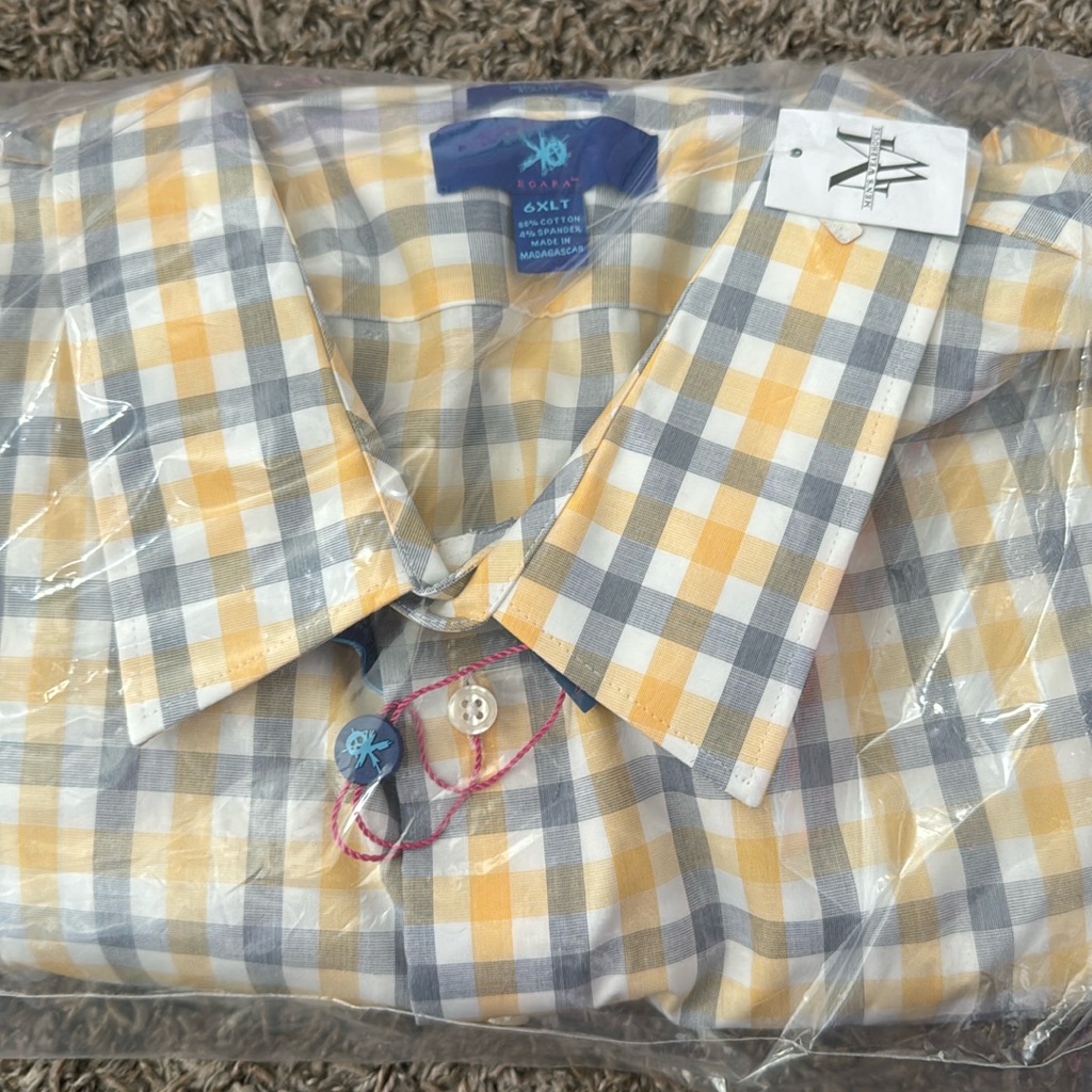 Mens Wearhouse Designer Dress Shirt 6xlt
